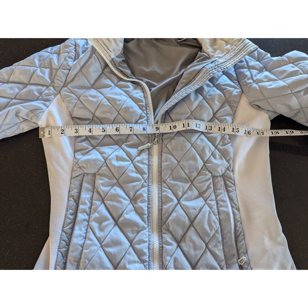 Marmot Quilted Insulated Winter Jacket Ski Snow Gray White Puffer Women's Small - Picture 6 of 12